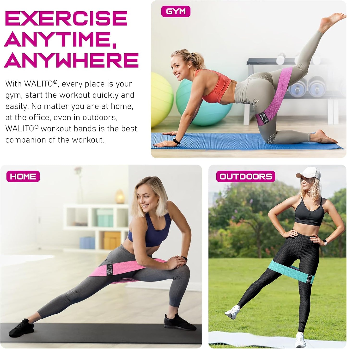 Resistance Bands for Legs and Butt