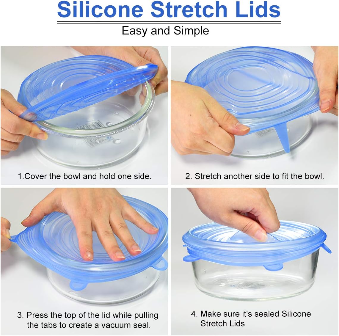 Silicone Stretch Lids