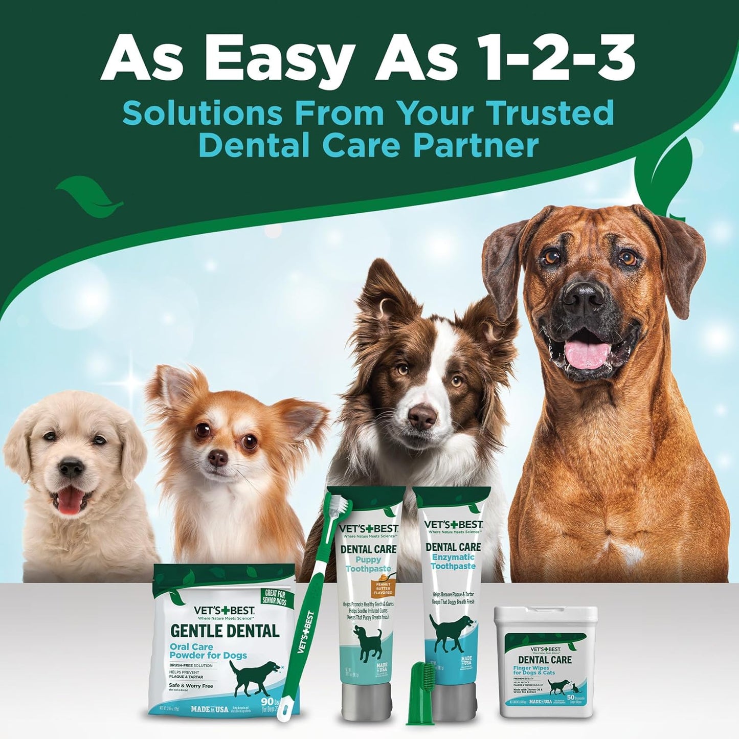 Dog Toothbrush & Toothpaste Kit