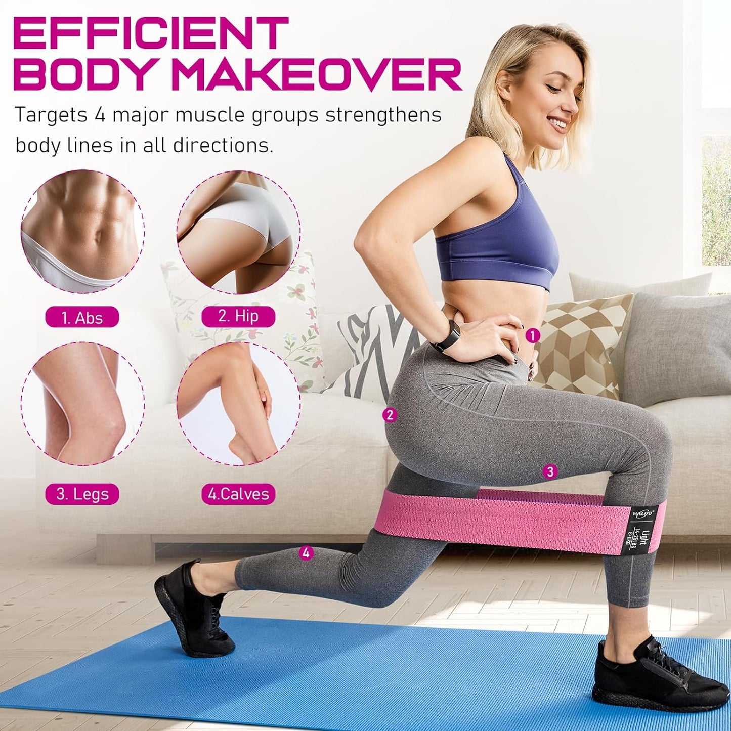 Resistance Bands for Legs and Butt